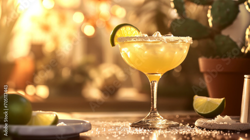 Traditionelle Margarita on the Rocks