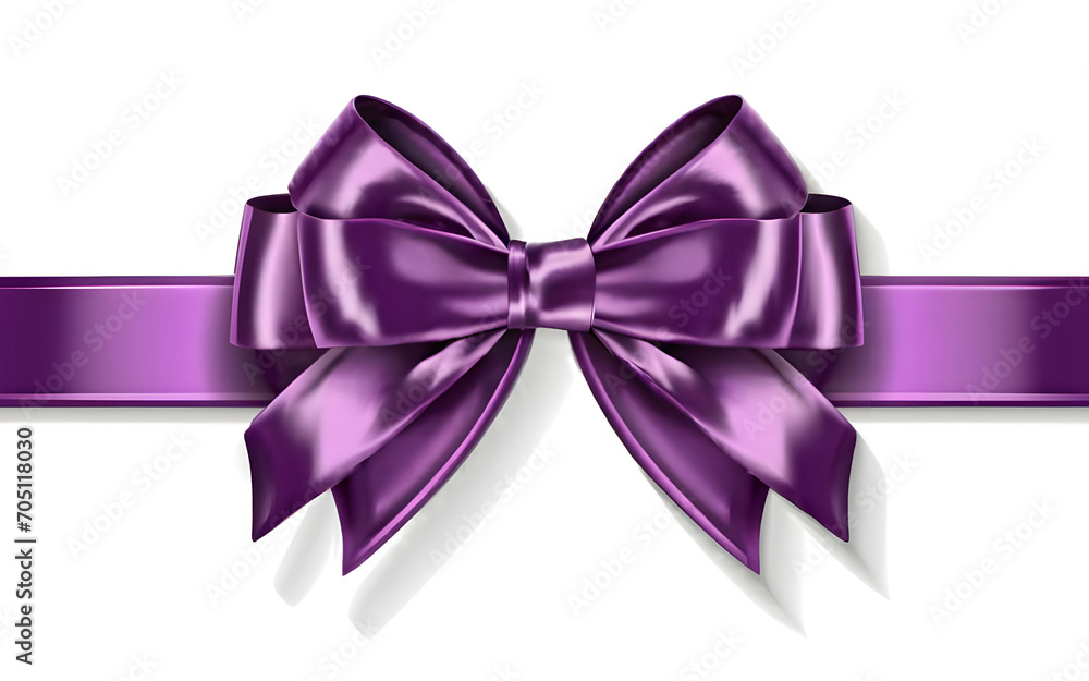 purple bow isolated on white background purple bow isolated on white background