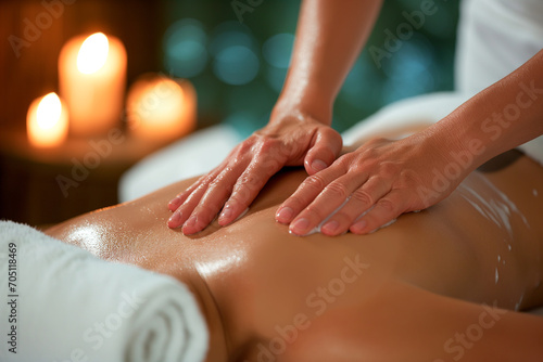 Soothing Spa Experience  Professional Massage Therapist at Work