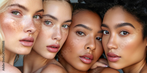 Portrait of diverse group o...