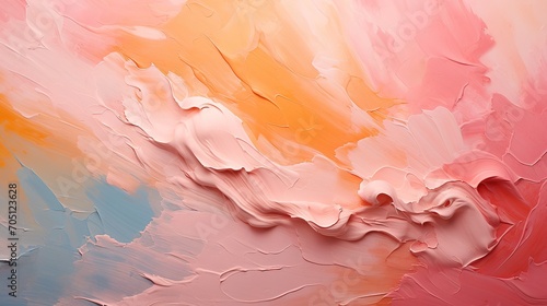 peach fuzz paint strokes in pink and peach fuzz shades background color 2024 abstract backdrop