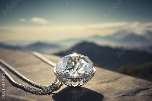 diamond pendent 