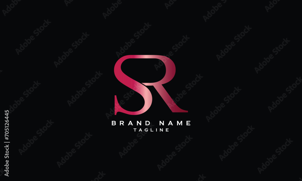 SR, RS, Abstract initial monogram letter alphabet logo design SR, RS, Abstract initial monogram letter alphabet logo design