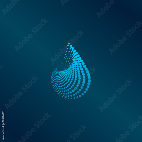 Collection of abstract air molecule vector logo templates. You can use biotechnology, energy, environmental protection, air and electrical equipment, computer medicine science concept icons.
