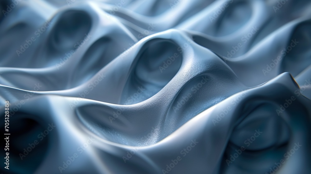 Fototapeta premium Fondo abstracto 3d con ondas. Generado por IA.