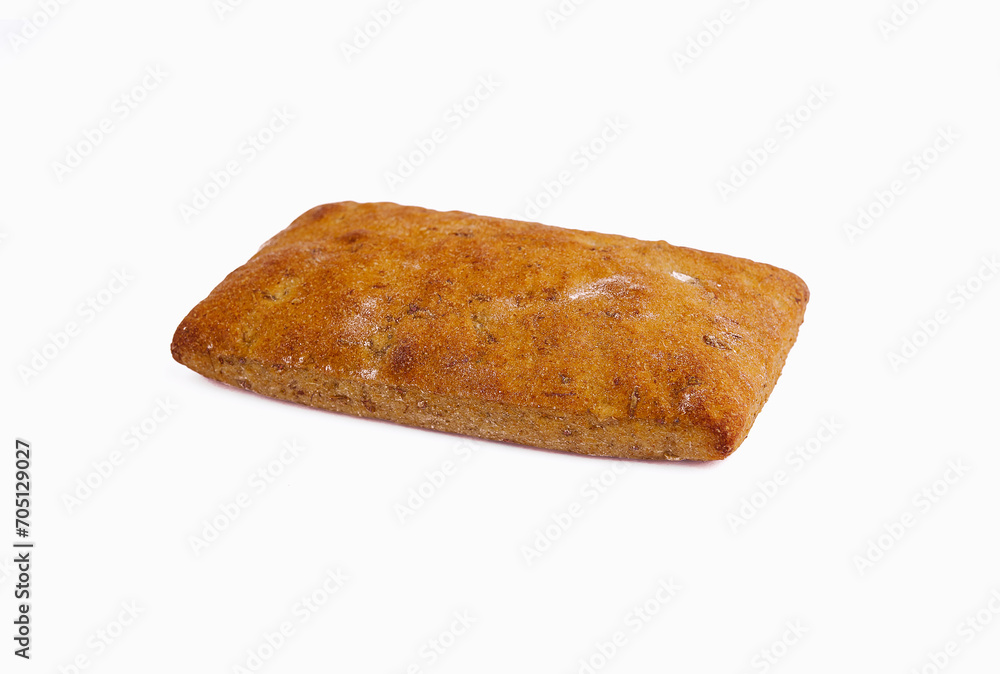 Homemade Bread on White Background Homemade Bread on White Background