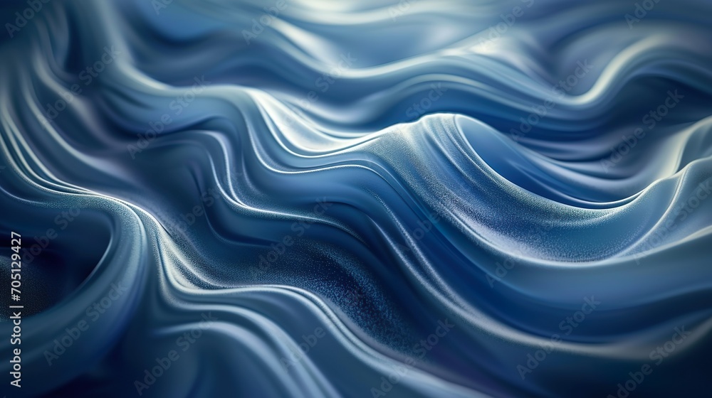 Fondo abstracto 3d con ondas en tonalidad azul. Generado por IA. Fondo abstracto 3d con ondas en tonalidad azul. Generado por IA.
