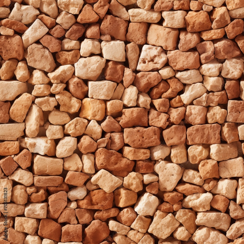 Seamless Pattern of Brown Gravel - Beautiful Natural Background Design for Texture and Surface Seamless Pattern of Brown Gravel - Beautiful Natural Background Design for Texture and Surface