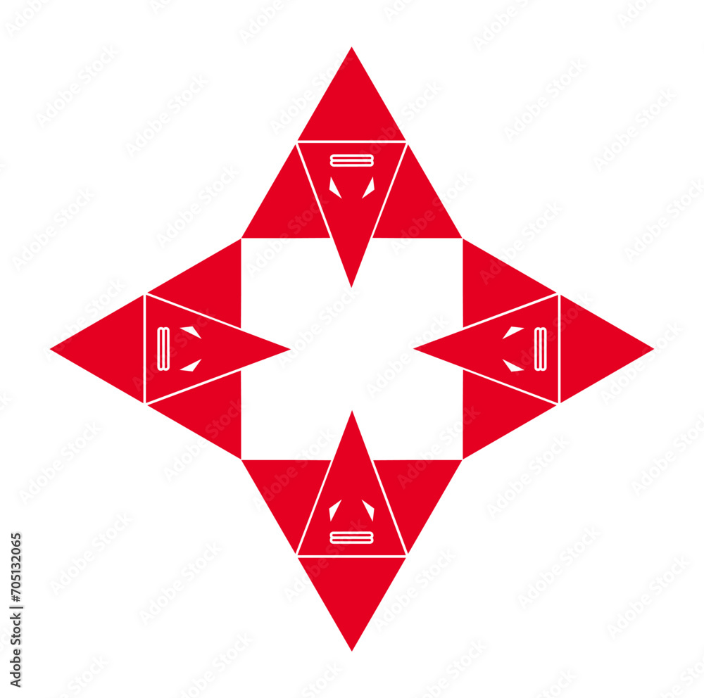 Shri Ganesha vector icon with triangle. Shri Ganesha vector icon with triangle.