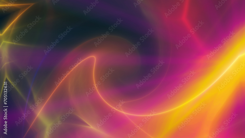 Fototapeta premium background neon line wave illustration