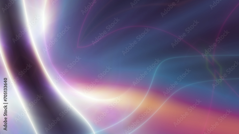 background neon line wave illustration