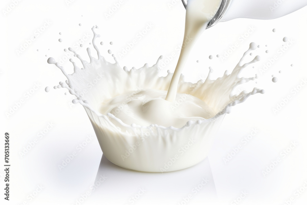milk splash isolated on a white background milk splash isolated on a white background