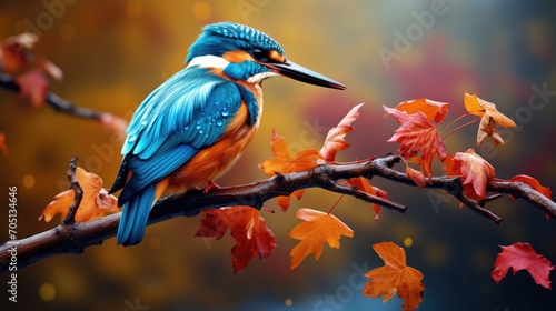 kingfisher on branch