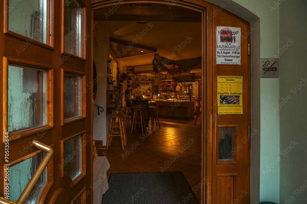 interior of a cafe (Austrian heuriger) interior of a cafe (Austrian heuriger)