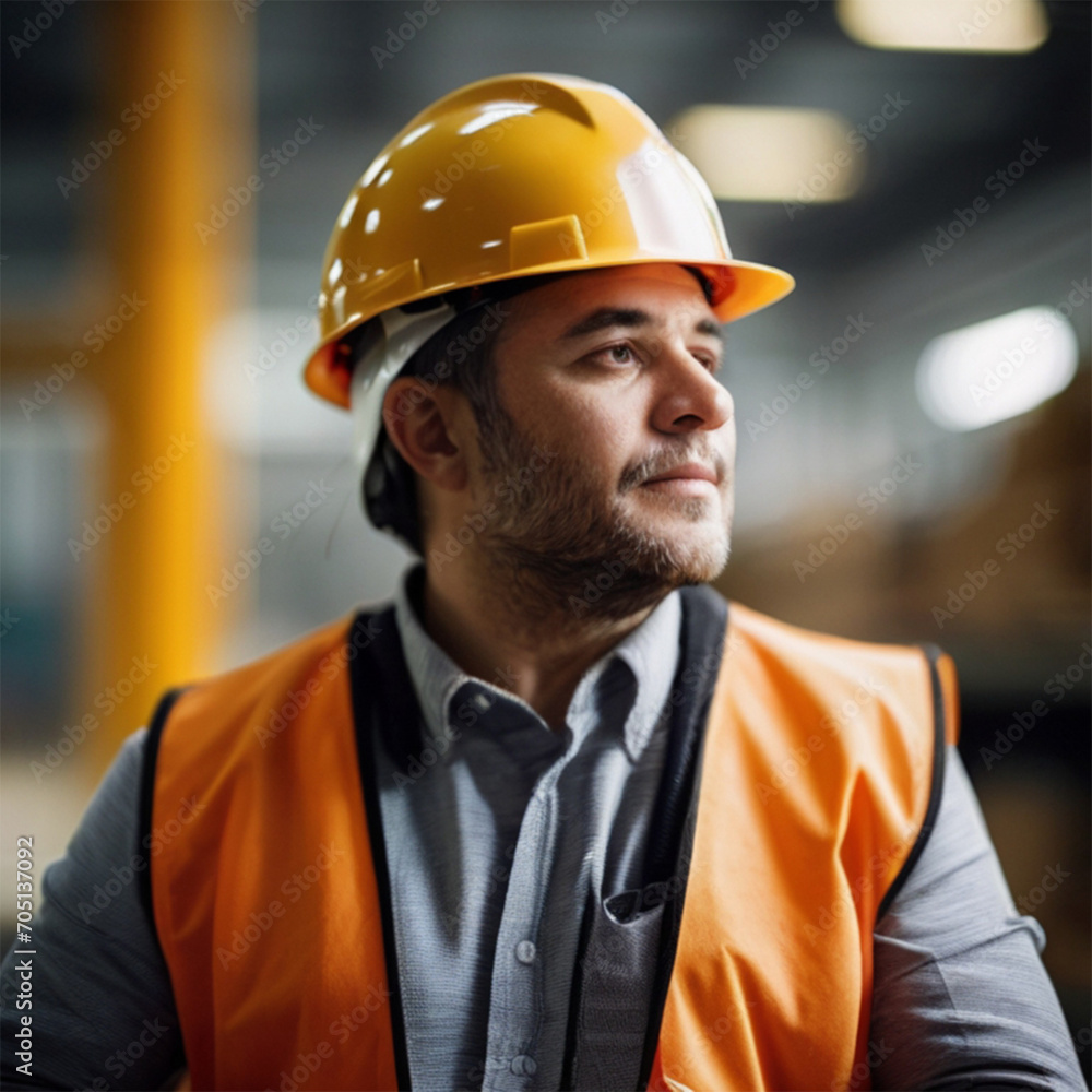 photo of an engineer in an industrial environment photo of an engineer in an industrial environment