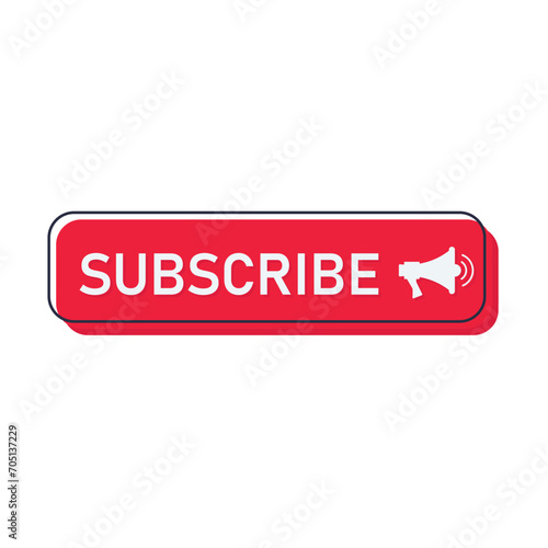 subscribe button illustration