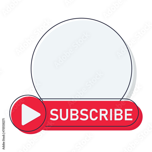 subscribe button illustration