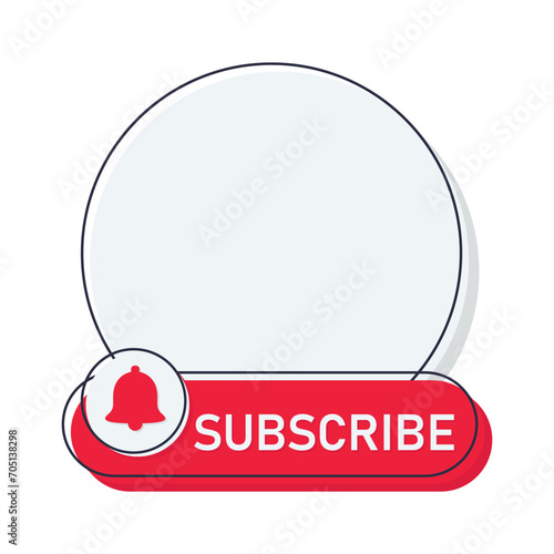 subscribe button illustration