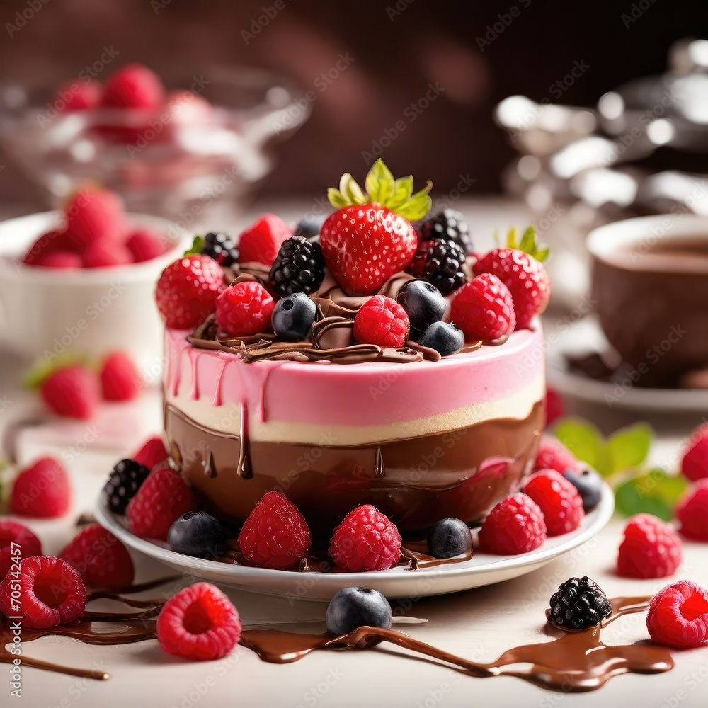summer berry delight a symphony of flavors and colors summer berry delight a symphony of flavors and colors