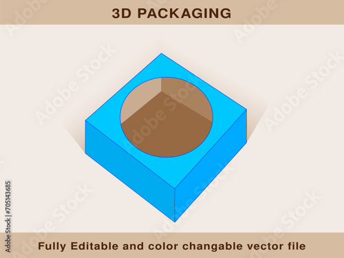 Assortment Soap Box, Round Window Display Box and 3d box