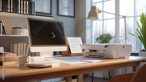 Wallpaper Mural office desk in office Torontodigital.ca