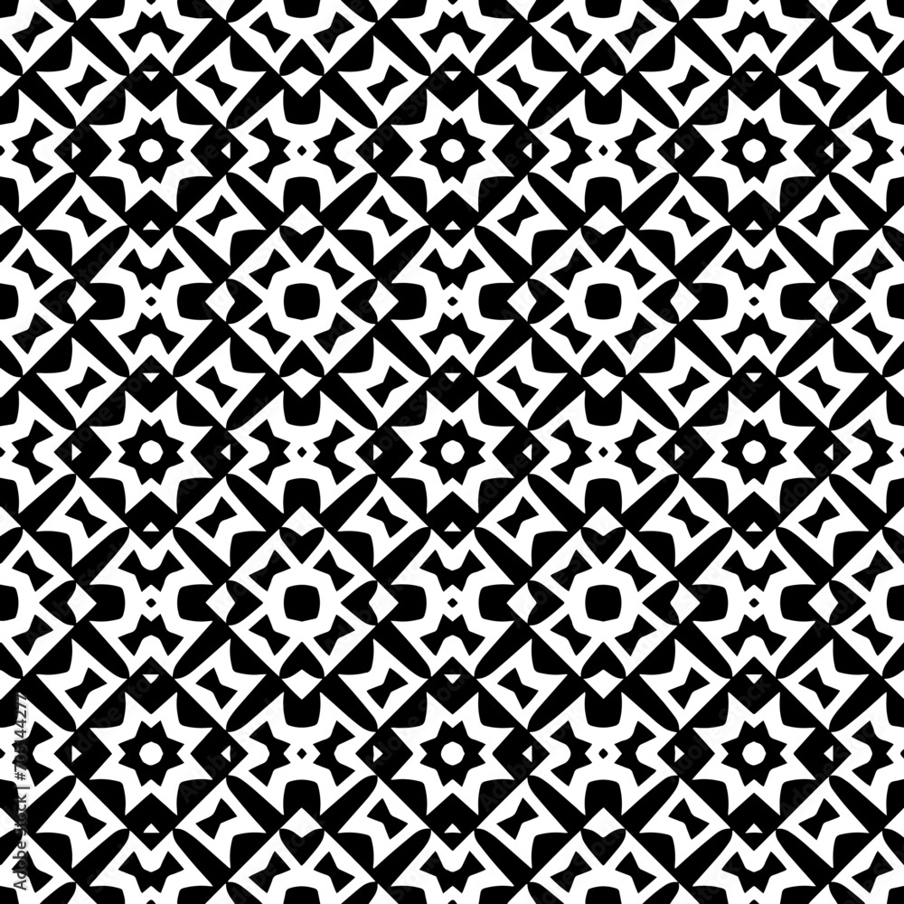 Monochrome pattern, Abstract texture for fabric print, card, table cloth, furniture, banner, cover, invitation, decoration, wrapping.seamless repeating pattern.Black color. Monochrome pattern, Abstract texture for fabric print, card, table cloth, furniture, banner, cover, invitation, decoration, wrapping.seamless repeating pattern.Black color.