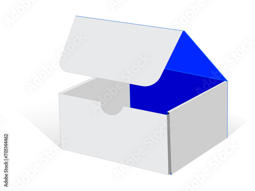 Indestructo Mailer Box 3d design for mock-up