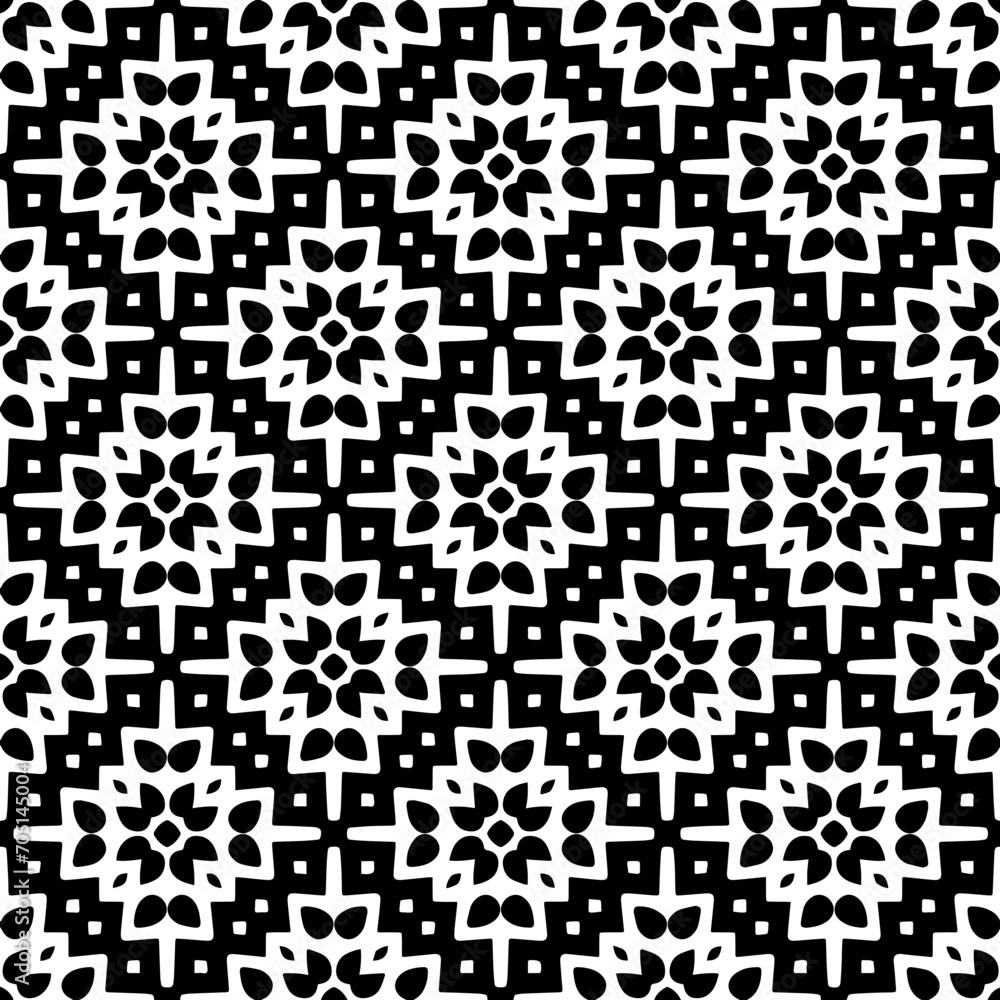 Monochrome pattern, Abstract texture for fabric print, card, table cloth, furniture, banner, cover, invitation, decoration, wrapping.seamless repeating pattern.Black colMonochrome pattern, Abstracor.
Monochrome pattern, Abstract texture for fabric print, card, table cloth, furniture, banner, cover, invitation, decoration, wrapping.seamless repeating pattern.Black colMonochrome pattern, Abstracor.