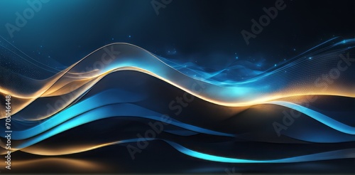 digital business abstract wave technology background the futuristic realm with this captivating wallpaper, the mesmerizing wave of science , creating a visual network of innovation © DJSPIDA FOTO