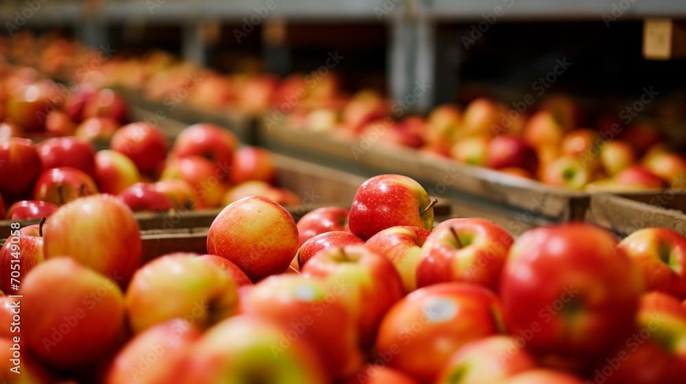 apples at the market
