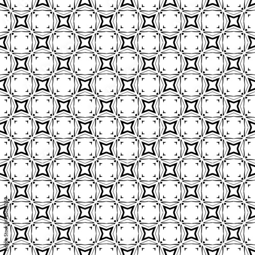 Black seamless abstract pattern. Overlay for background and backdrop. Ornamental design. PNG graphic illustration with transparent background. © Jozsef