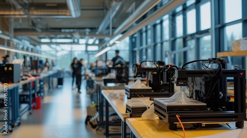 3D Printing Lab with State-of-the-Art Printers and Active Workstations