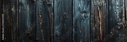 Dark Wood Panorama: Grunge Vintage Wall Texture