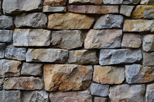 Ancient Stone Wall Texture for Architecture and Construction Design
