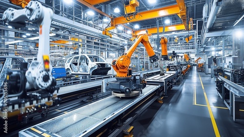 State-of-the-Art Car Manufacturing: Robotic Automation on the Assembly Line photo