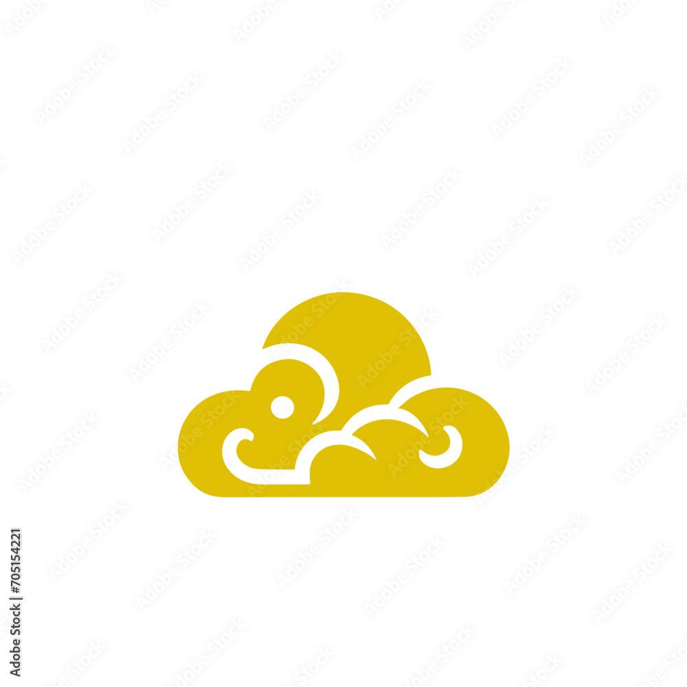 oriental chinese cloud flat design oriental chinese cloud flat design