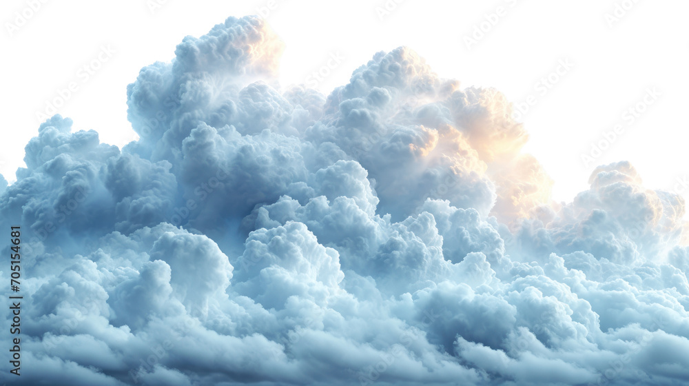 White clouds isolated on transparent background White clouds isolated on transparent background