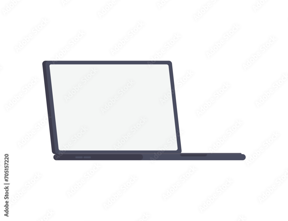 Laptop flat vector icon illustration
Laptop flat vector icon illustration