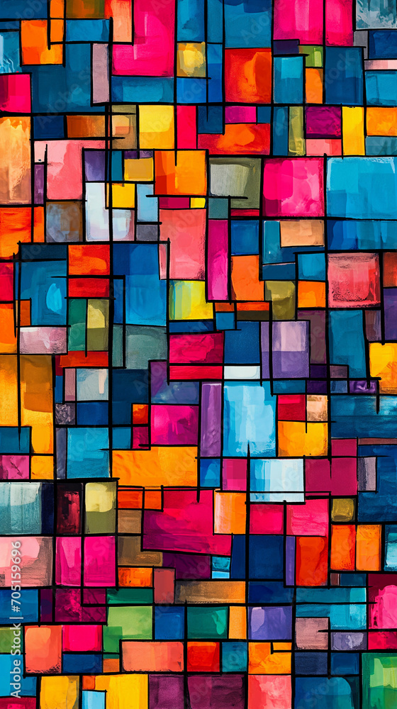 Kaleidoscope of Tinted Squares Kaleidoscope of Tinted Squares