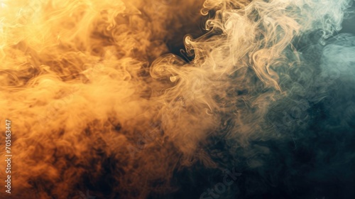 Colorful smoke fog mist black white air cloud wallpaper background