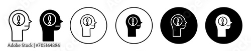 psychological treatment flat line icon set. psychological treatment Thin line illustration vector
