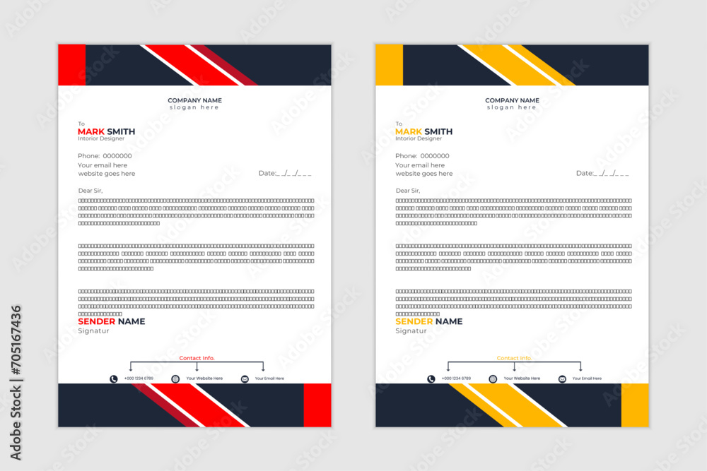 Obraz premium corporate flyer template design and business card design,invoice design,letter head design,envelope design,market folder, This template is designed to promote your business and is easy to use. 