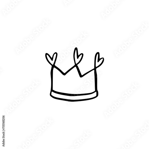 crown icon vector	
