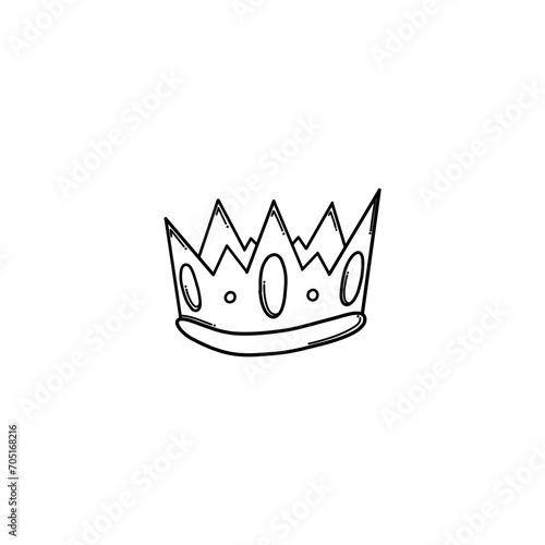 crown icon vector	
