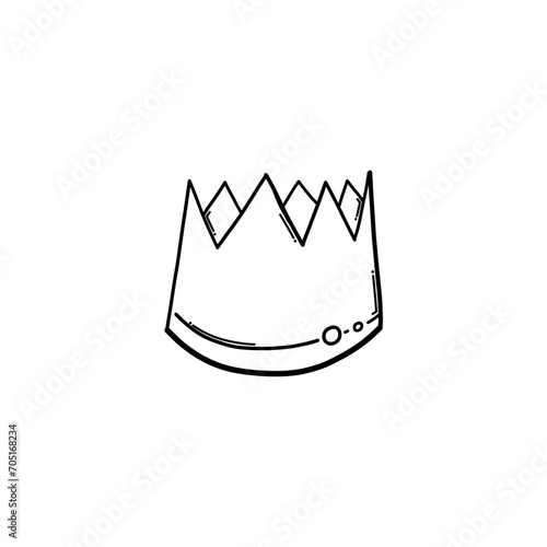 crown icon vector	
