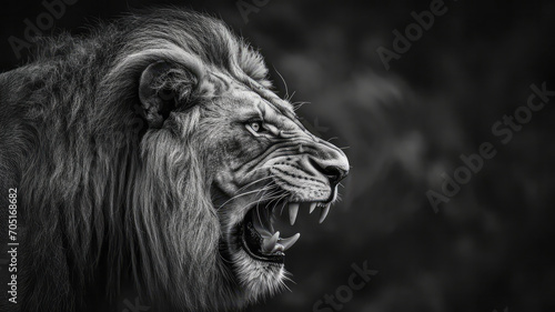 Löwe in Afrika. Safari © shokokoart