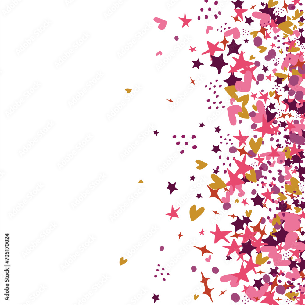 confetti, hearts, stars for promotions and events . party, diary, decorate, event. Vector illustration. confetti, hearts, stars for promotions and events . party, diary, decorate, event. Vector illustration.
