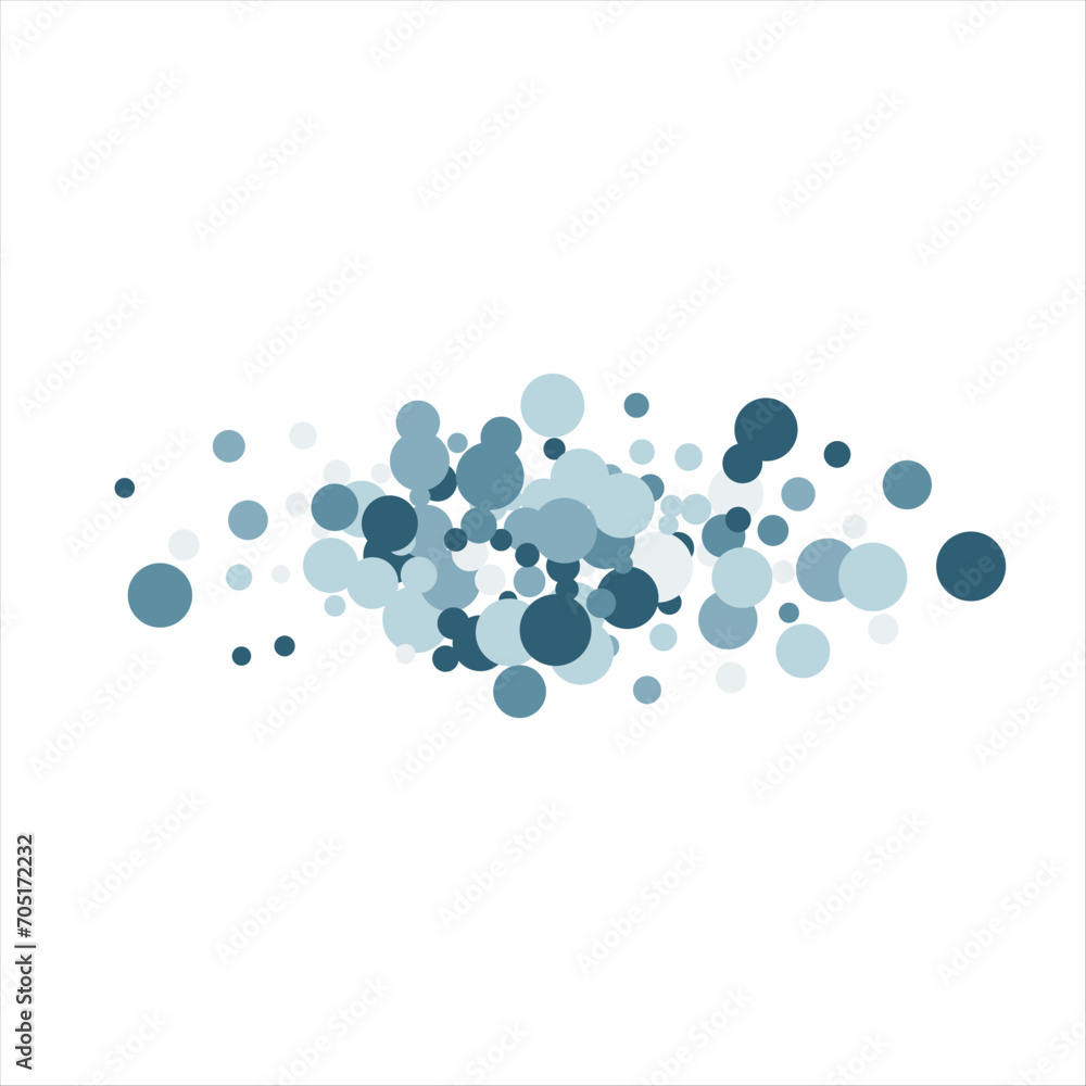Bubbles pattern Frame Blue banner web. Colored Background. Vector illustration. Bubbles pattern Frame Blue banner web. Colored Background. Vector illustration.