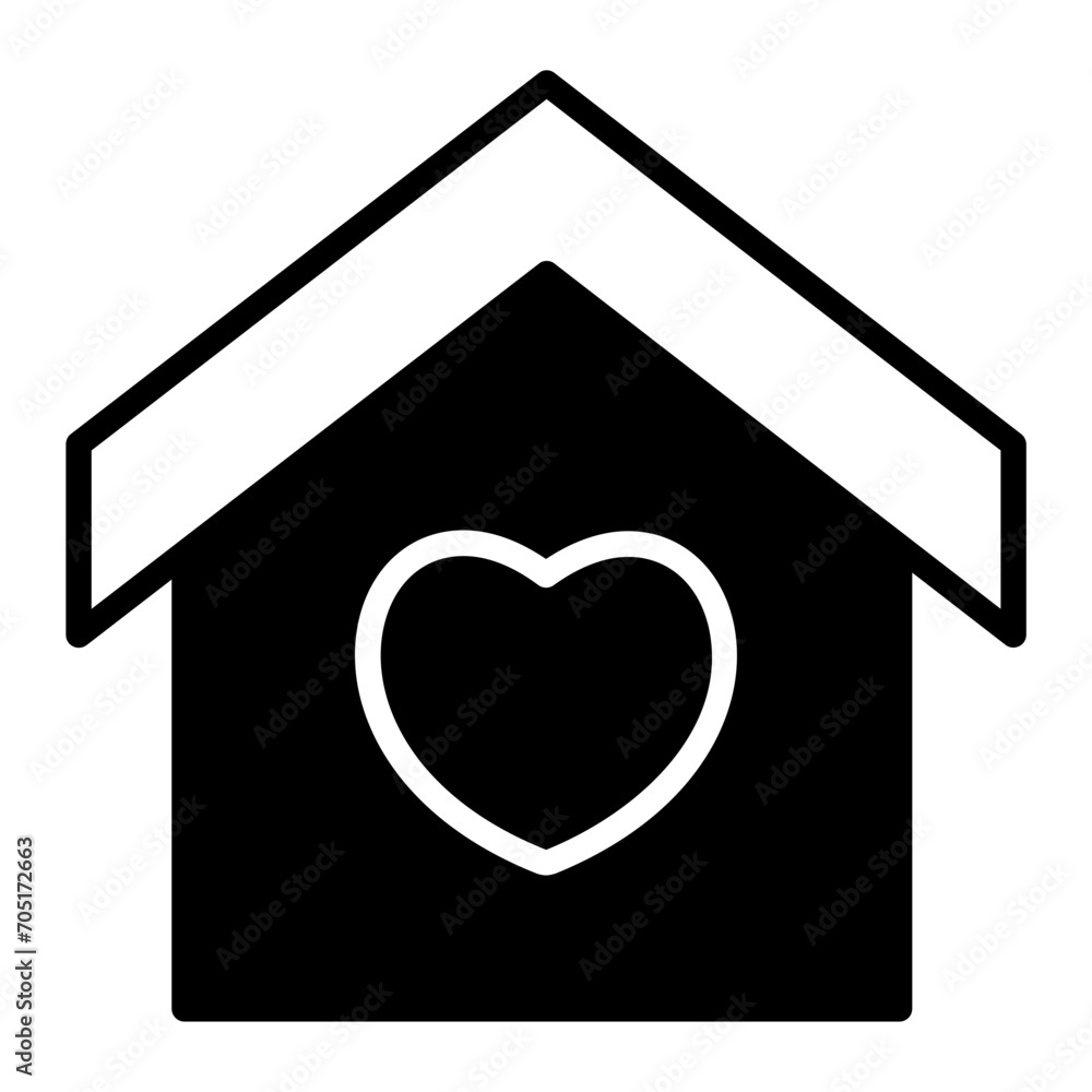 Shelter solid glyph icon