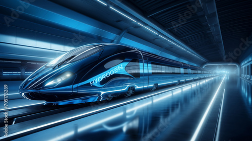 A hydrogen fuel cell train concept